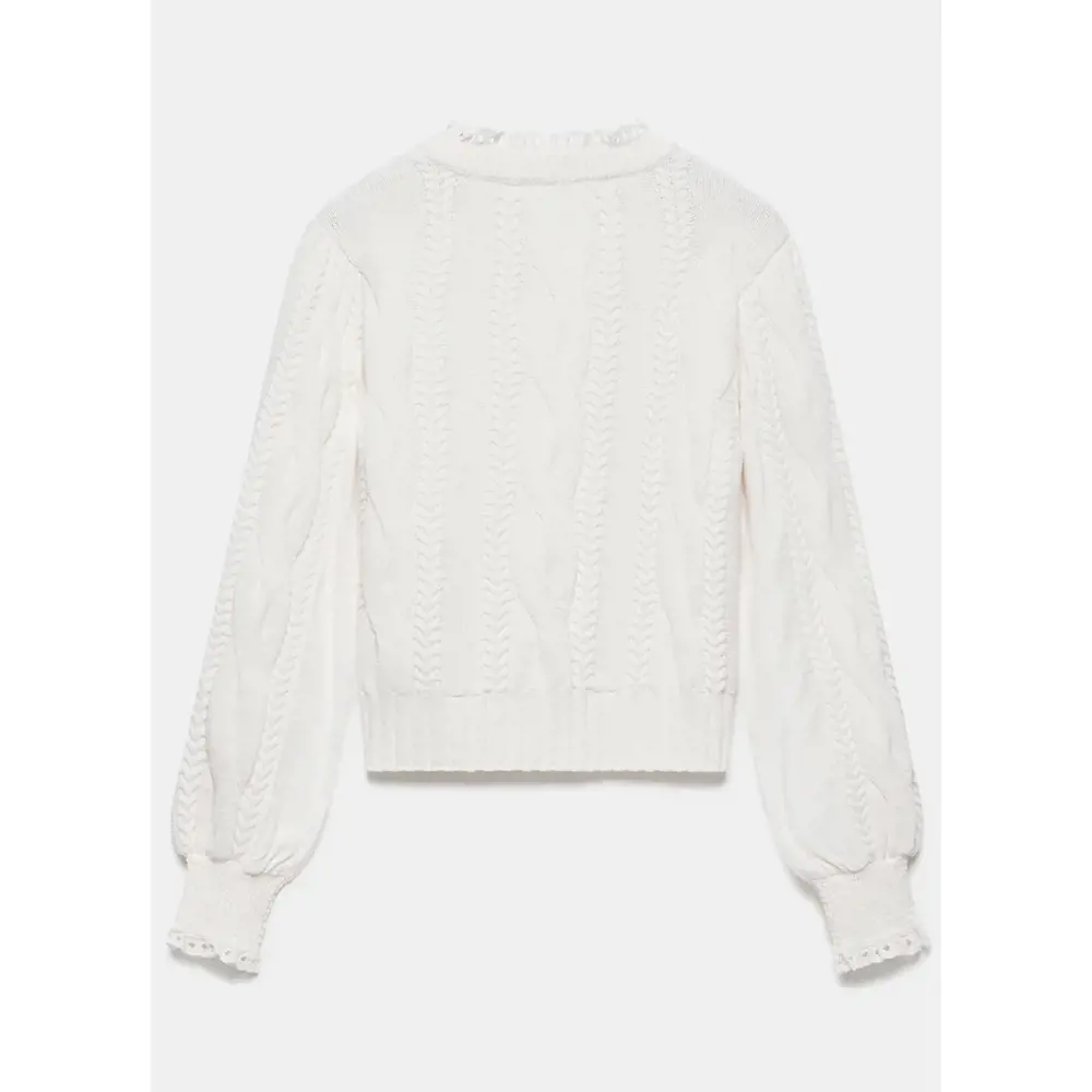 Mint Velvet Cream Cotton Blend Jumper